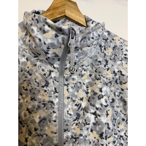 Lululemon Nice Asana Jacket Silver Spoon Full Zip Up Sz 10 - Picture 5 of 7